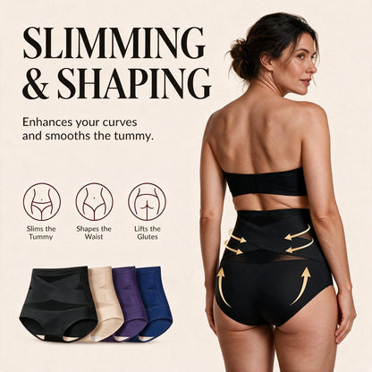 CrossHold™ Shaping Brief — High-Waisted Seamless Tummy Control | VESTALINI