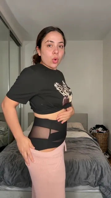 Customer wearing the CrossHold shaping brief